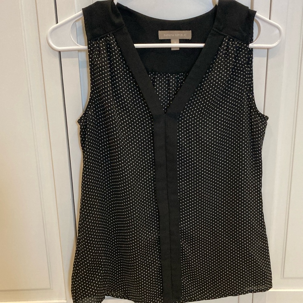 Black and White Polka Dot Women’s Blouse